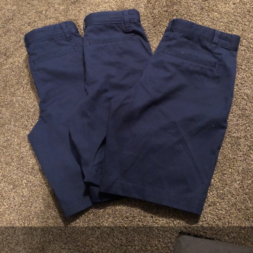 4 Cat & jack navy uniform shorts